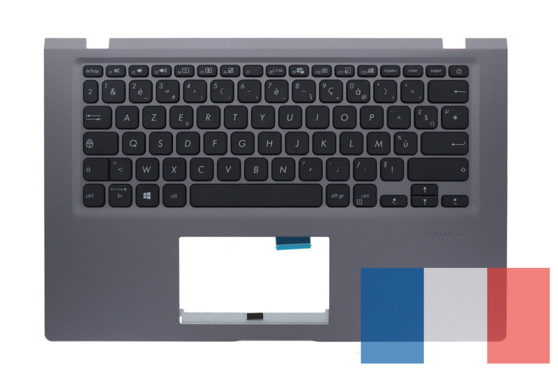 Clavier gris Asus Vivobook version française