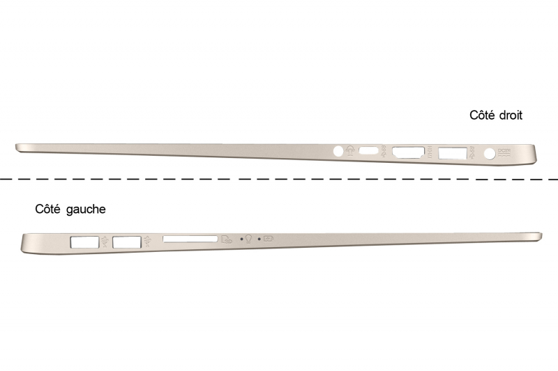 Clavier doré arabe VivoBook Asus