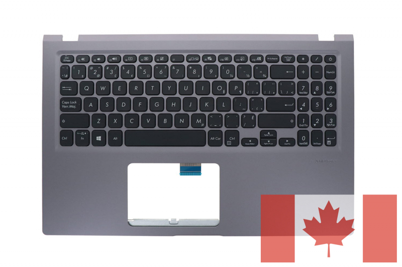 Clavier Asus VivoBook canadien officiel - gris