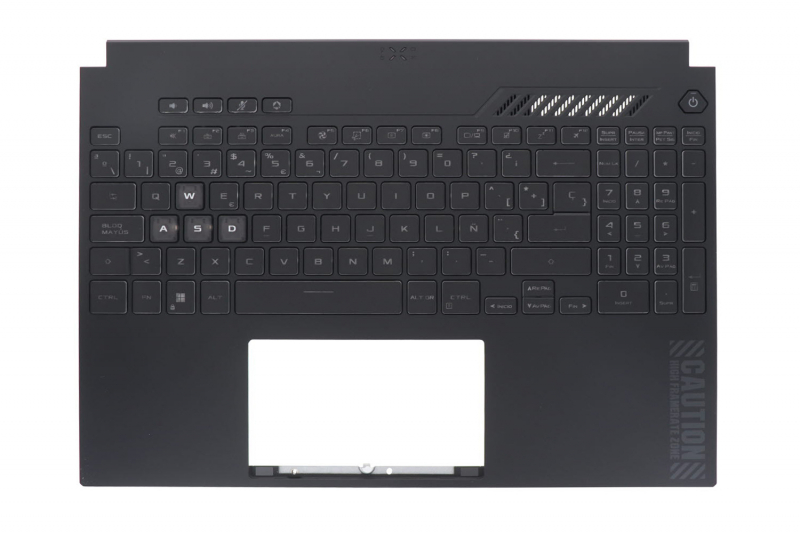 Clavier TUF Gaming Asus Officiel Noir QWERTY