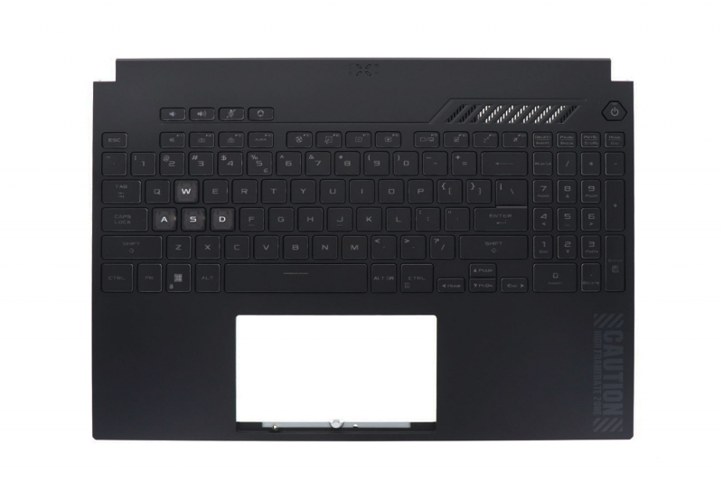 Clavier hollandais noir rétroéclairé TUF Gaming Asus