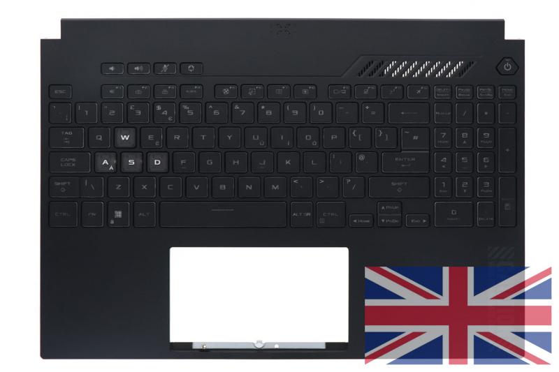 Clavier anglais noir rétroéclairé TUF Gaming Asus