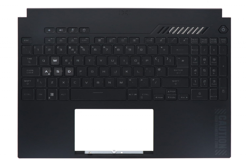 Clavier anglais noir rétroéclairé TUF Gaming Asus