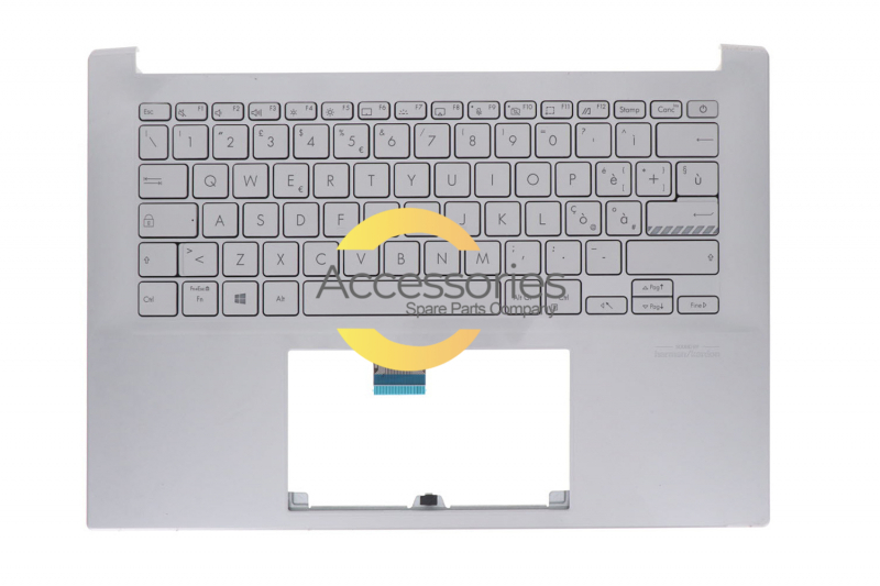 Clavier rétroéclairé argenté italien Vivobook Pro Asus