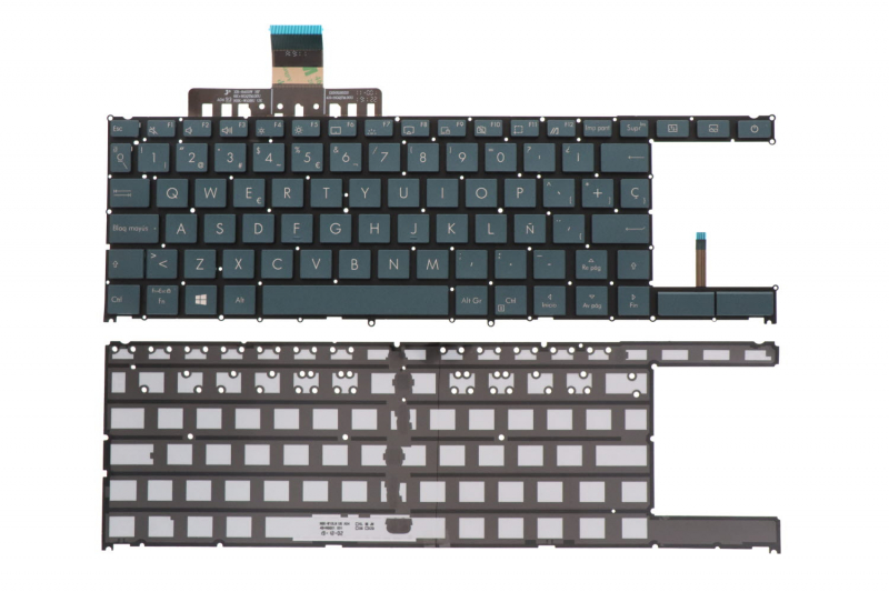 Clavier Asus ZenBook Pro Duo Bleu Espagnol Officiel