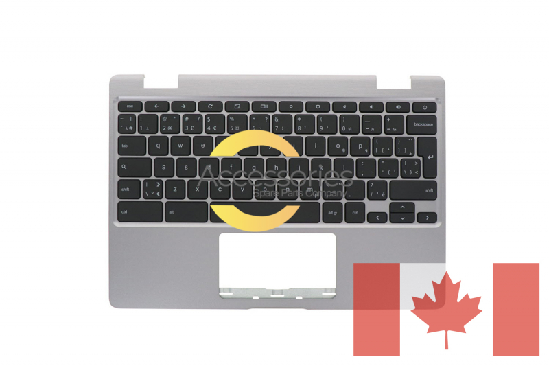 Clavier gris canadien ChromeBook Asus