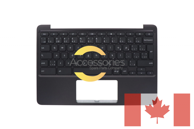 Clavier noir canadien ChromeBook Asus