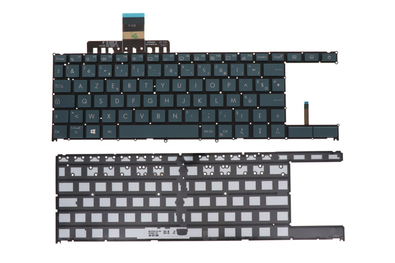 Clavier bleu rétroéclairé ZenBook Pro Duo Asus