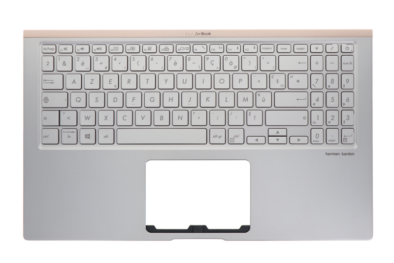 Clavier argenté rétroéclairé ZenBook Asus