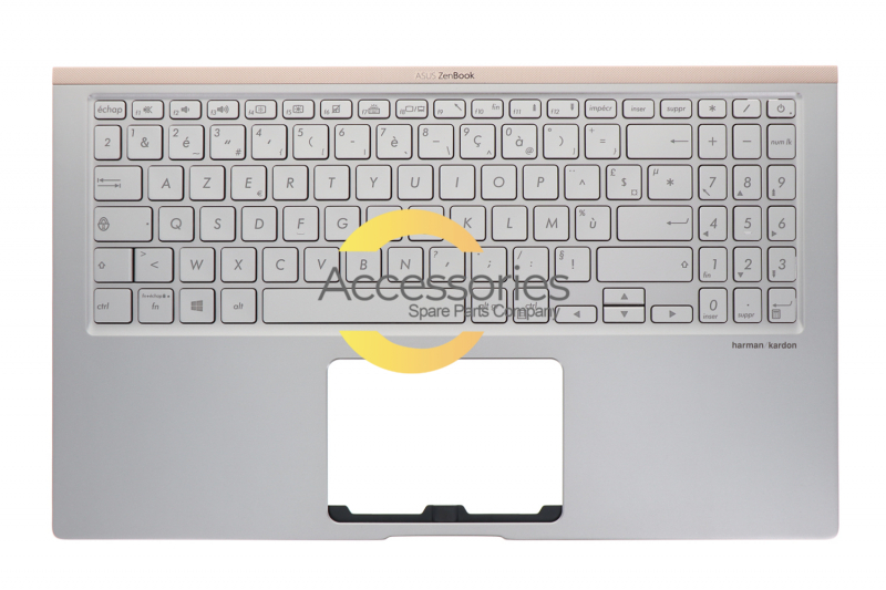 Clavier argenté rétroéclairé ZenBook Asus