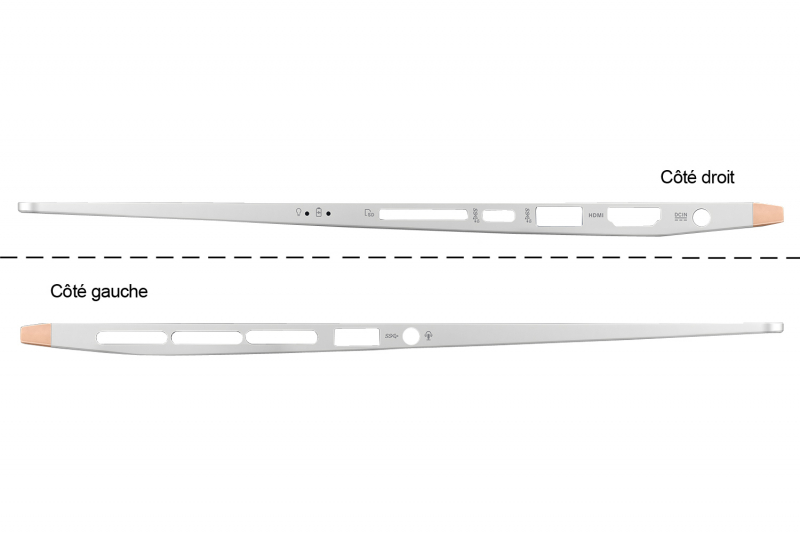 Clavier argenté rétroéclairé ZenBook Asus