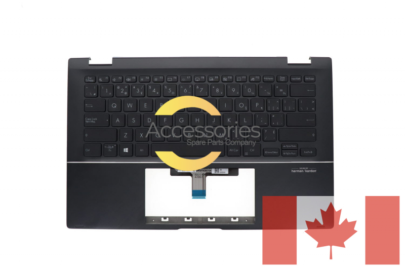 Clavier gris rétroéclairé canadien ZenBook Flip Asus