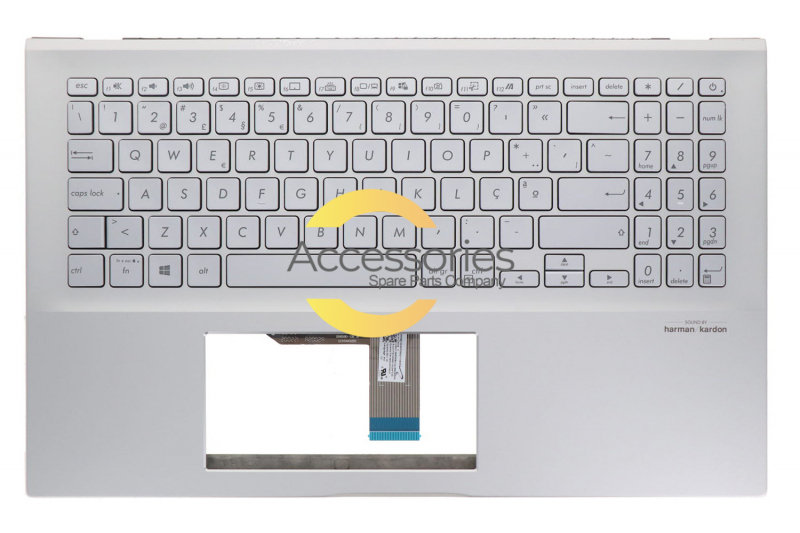 Clavier argenté rétroéclairé portugais VivoBook Asus