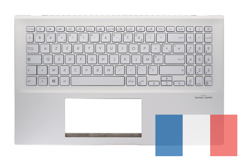 Clavier argenté rétroéclairé VivoBook S Asus