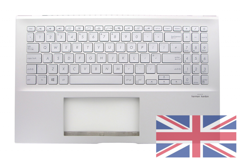 Clavier anglais VivoBook rétroéclairé argenté