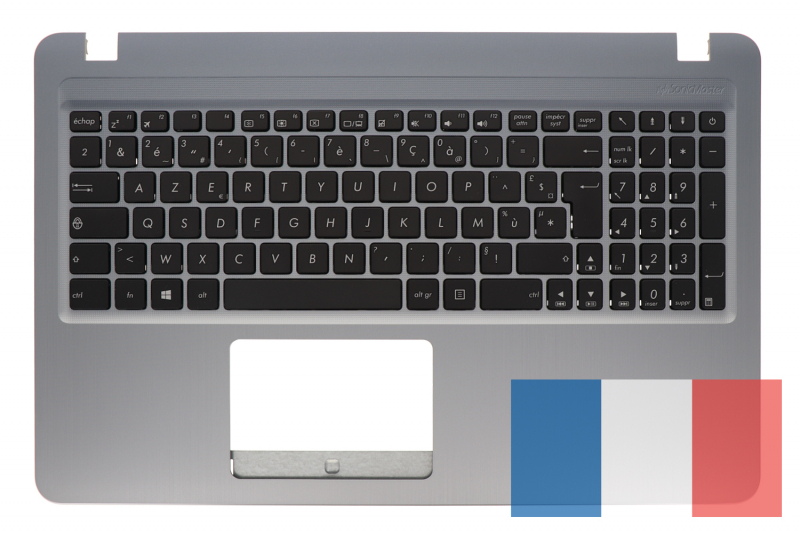 Clavier argenté VivoBook Asus - Modèle Officiel