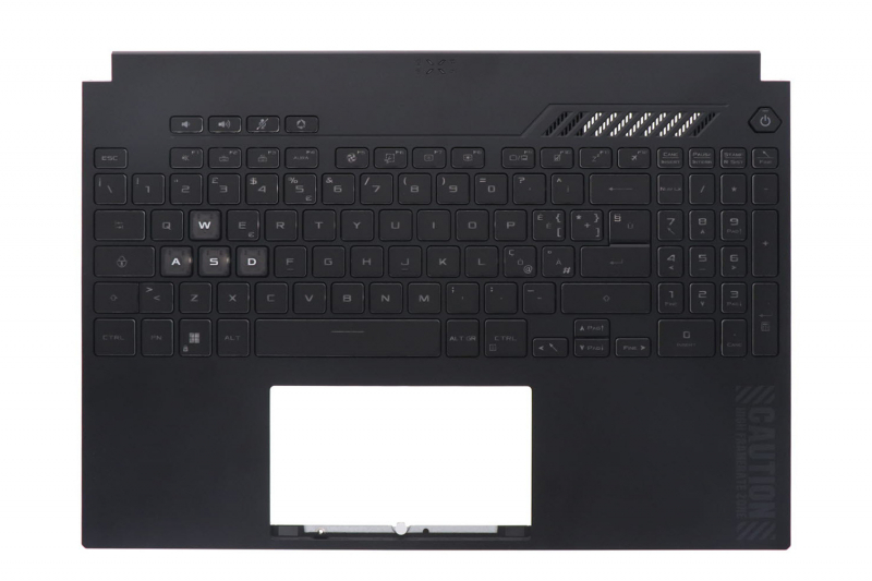 Asus TUF Gaming F15 clavier italien noir QWERTY