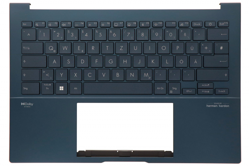 Clavier allemand rétroéclairé bleu ZenBook 14