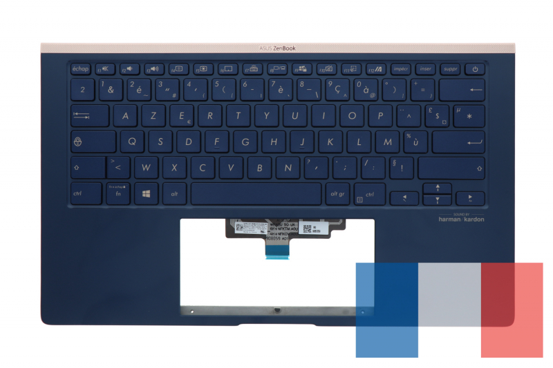 Clavier rétroéclairé bleu Zenbook - Authentique Asus