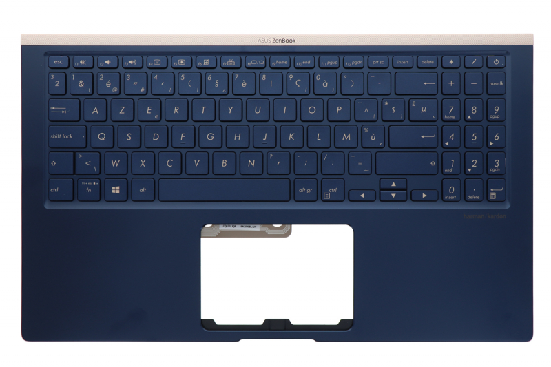 ZenBook clavier Asus bleu QWERTY belge rétroéclairé