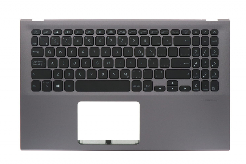 Clavier Asus VivoBook 15 gris rétroéclairé QWERTY canadien
