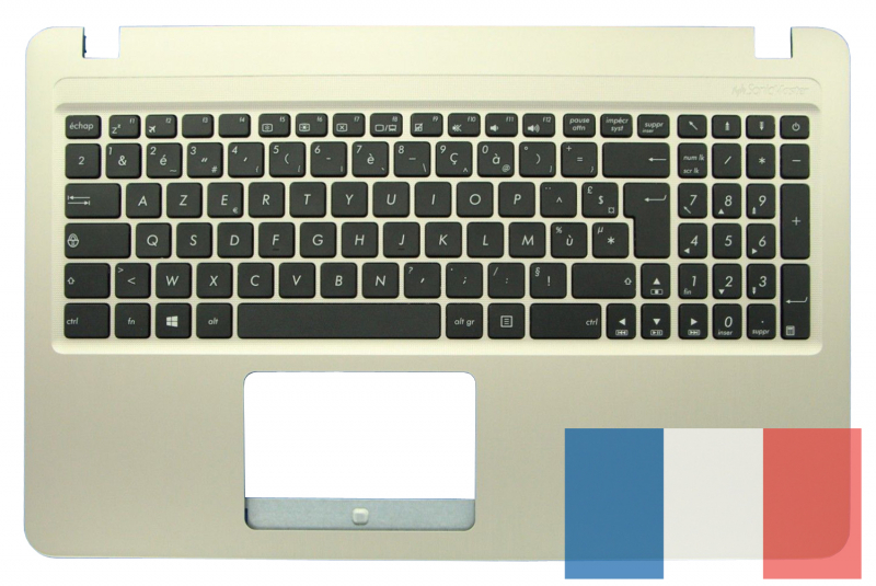 Clavier de rechange doré VivoBook Asus