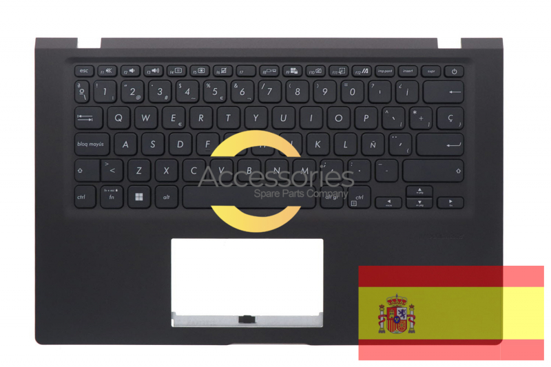 Clavier noir espagnol Asus