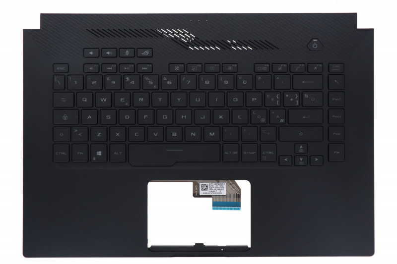 Clavier noir rétroéclairé italien Asus ROG Zephyrus