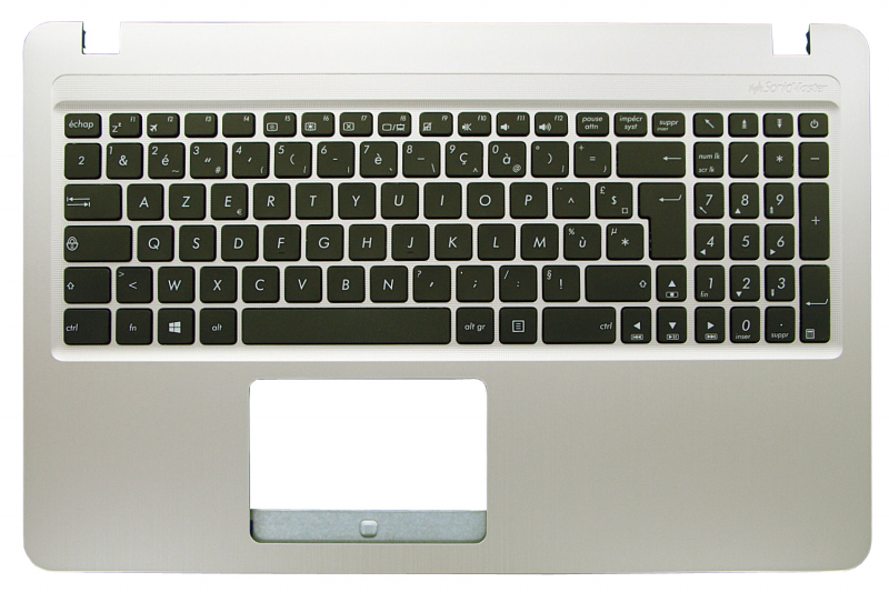 Clavier français de rechange doré VivoBook Asus