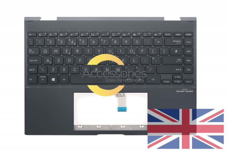 Clavier gris rétroéclairé anglais ZenBook Asus