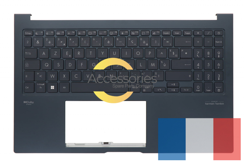 Clavier bleu rétroéclairé Zenbook Asus