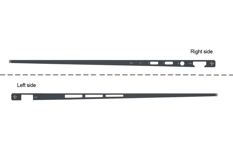 Clavier gris rétroéclairé ZenBook Asus de rechange
