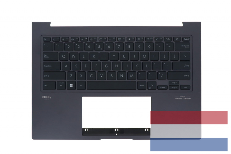 Asus ZenBook clavier hollandais rétroéclairé gris