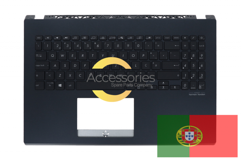 Clavier bleu rétroéclairé QWERTY portugais Asus