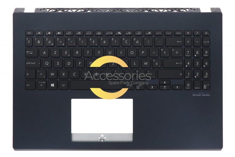 Clavier bleu rétroéclairé belge Vivobook 15 Asus