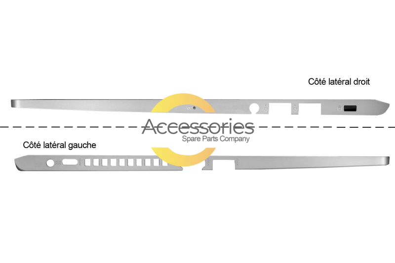 Clavier rétroéclairé argenté anglais Asus