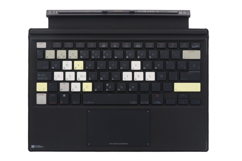 Clavier Asus ROG Flow ACRNM Espagnol, Noir Rétroéclairé