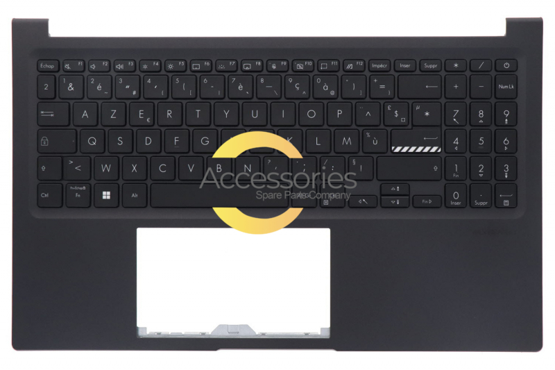 Clavier noir rétroéclairé français Vivobook Asus