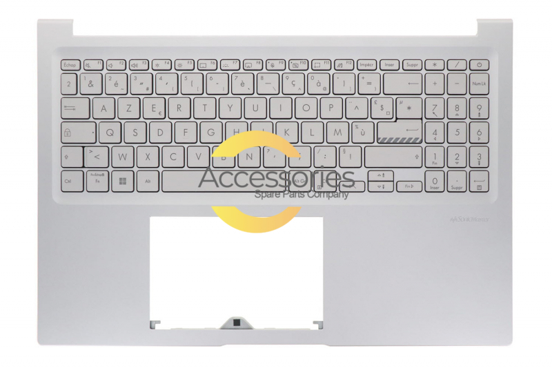 Clavier argenté rétroéclairé français Vivobook Asus