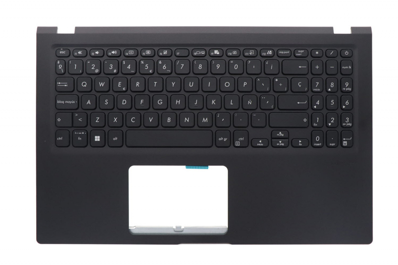 Clavier Asus VivoBook Noir Espagnol QWERTY Officiel