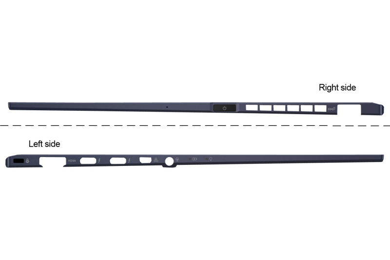 Clavier noir américain ExpertBook Asus - QWERTY
