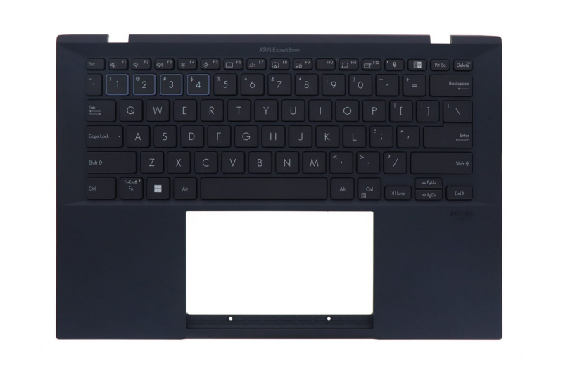 Clavier noir américain ExpertBook Asus - QWERTY