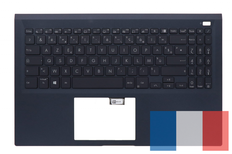 Clavier noir français ExpertBook B1 AZERTY Asus