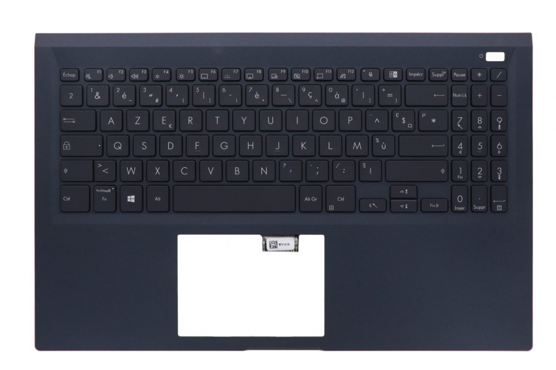 Clavier noir français ExpertBook B1 AZERTY Asus