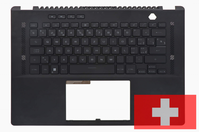 Clavier noir suisse ROG Zephyrus M16 Asus - Remplacement officiel