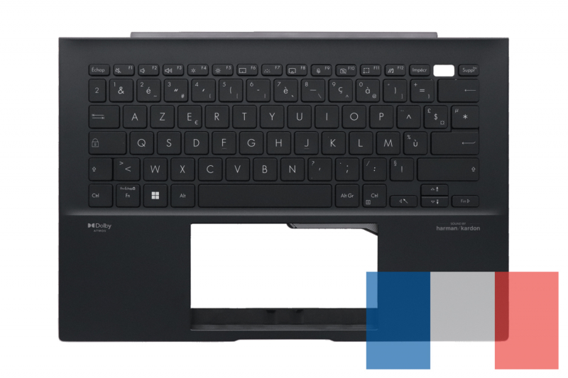 Clavier noir rétroéclairé Asus ZenBook 14 OLED