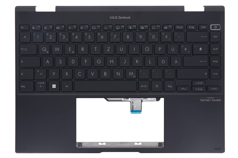 Clavier noir allemand Asus ZenBook - Officiel