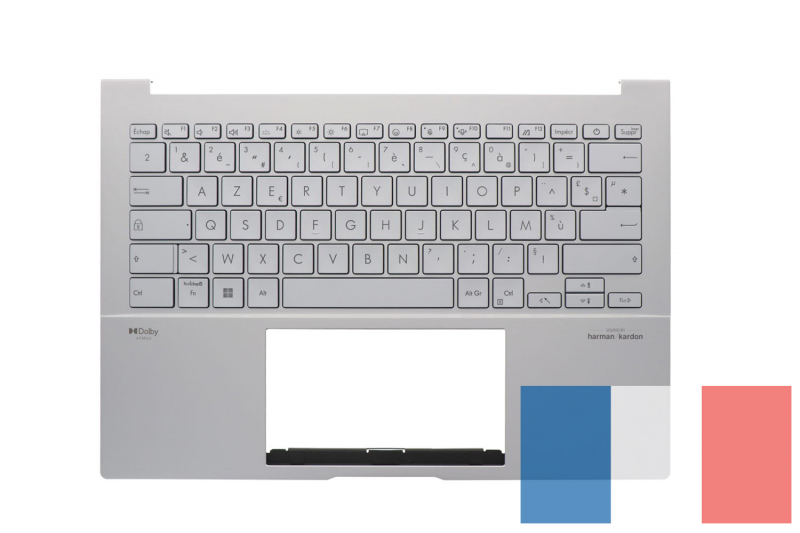 Clavier argenté rétroéclairé ZenBook 14 OLED Asus