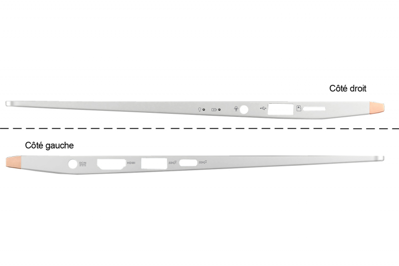 Clavier français argenté rétroéclairé Asus