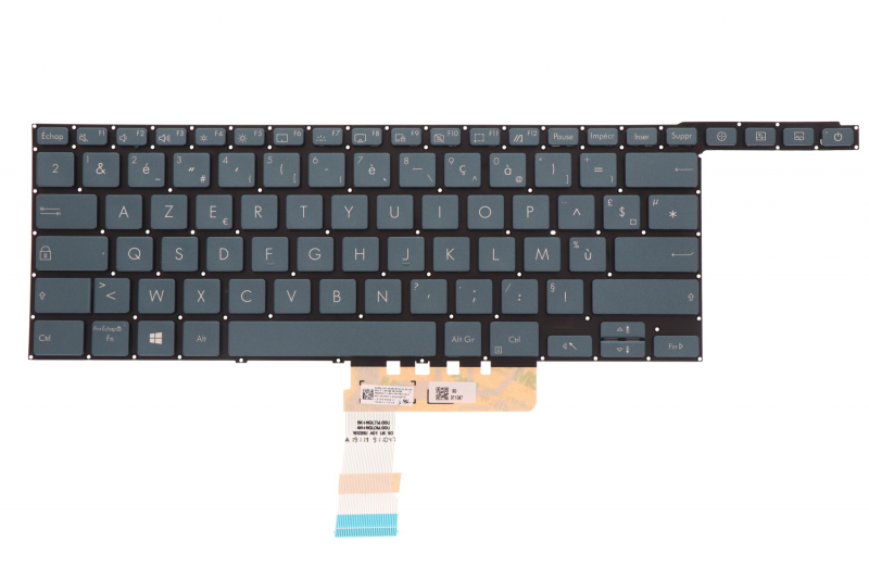 Clavier de rechange bleu rétroéclairé Asus